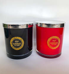 Flower: Large scented soy candles