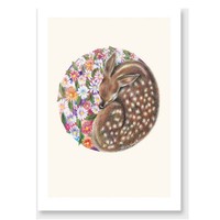 Products: Spring fawn art print by olivia bezett