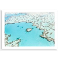 Heart reef photographic art print by print by george