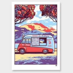 Come and get it art print by ross murray
