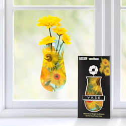 Wholesale trade: Van Gogh Sunflowers Suction Cup Vase - Modgy