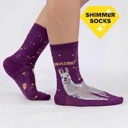 Wholesale trade: Llamazing! - Women's Crew Socks - Sock It To Me