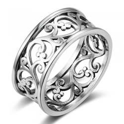 Jewellery: Vines 925 Sterling Silver Ring