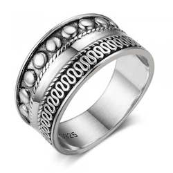 Bali Design Sterling Silver Ring