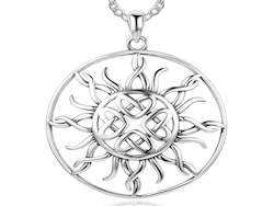 Jewellery: Celtic Sterling Silver Necklace