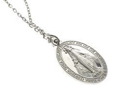 Jewellery: Mary Sterling Silver Pendant Necklace