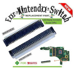 LCD Screen ribbon cable connector for Nintendo Switch ZIF FPC flex socket