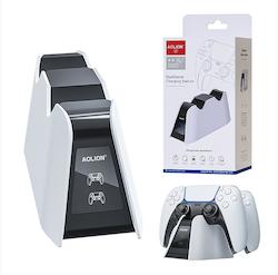 Electronic goods: Aolion PS5 Controller Charger Dual Gamepad Charging Dock Station Rack for PS5