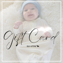 Baby wear: Eva + Archie Gift Card