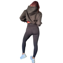 Clothing: Move Nation Charcoal Tights