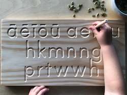 Te Reo MÄori Alphabet Tracing Board