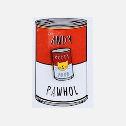 For Humans: Cat Pin - Andy Pawhol