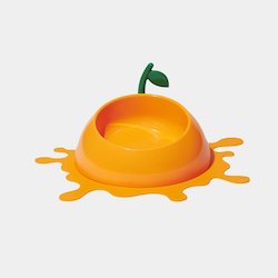 Cat Bowl, Spoon & Mat Set - Juicy Tangerine