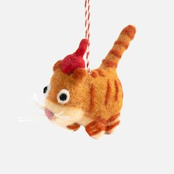 For Humans: Christmas Decoration - Claude the Ginger Christmas Cat