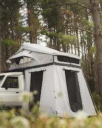 Camping equipment: Crow's Nest Family Rooftop Tent Bundle - Grey (Pre-Order for Mid-July)