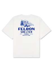 Camping equipment: Premium Tee - By Feldon Shelter & Goodlids