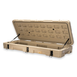 Camping equipment: *EX-DISPLAY* Rooftop Crate 80L - Sand - By Bush Storage