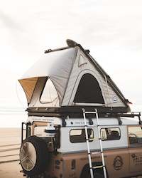 Camping equipment: *PRE-LOVED* Hawk's Nest Aluminium Rooftop Tent - Wide