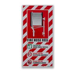 Signs Accessories: Fire Hose Reel Blazon