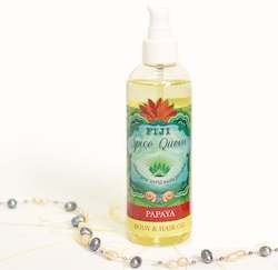 Cosmetic manufacturing: Body & Hair Oil Papaya