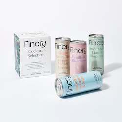 Beer, wine and spirit wholesaling: Finery Vodka Soda - One of each NZ ONLY