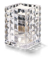 Clear Optic Blockâ¢ Glass Lamp