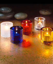 Internet only: Candle Holders - Thick Tealights - 6 colours