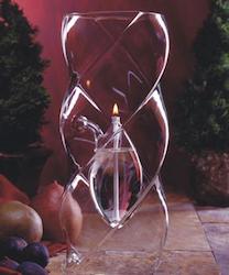 Internet only: Sun Dancer Handcrafted Glass Oil Candle