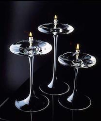 Internet only: Omni Stem 7",  9" or 11"   Handcrafted Glass Candles