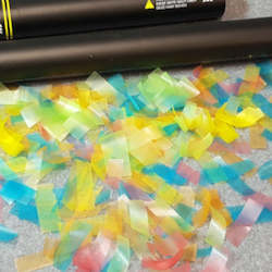 Biodegradable Rainbow Confetti Cannon - Easy Clean - 80cm