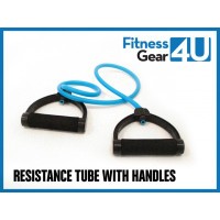 Resistance tube with 1KG weighted handles