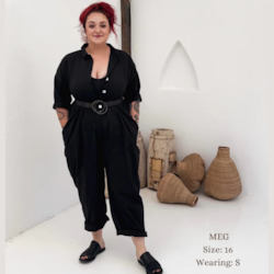 Meg by Design Germaine - cotton twill overalls: SOLD!