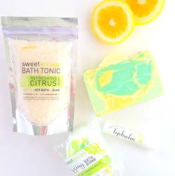 Flower: Citrus Bathtime Gift Pack