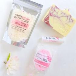 Rose Geranium Bath Time Gift Pack