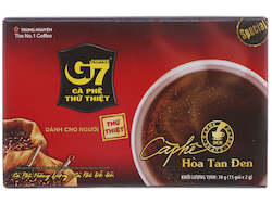 Food wholesaling: G7 Pure Black Instant Coffee- Cafe hÃ²a tan Äen G7