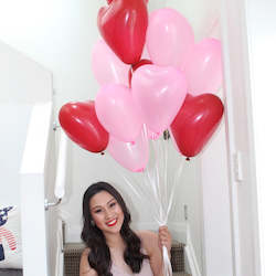 Gift: Heart shaped helium balloon