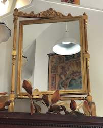 Mirrors: Freestanding Swivel Mirror-Gilded