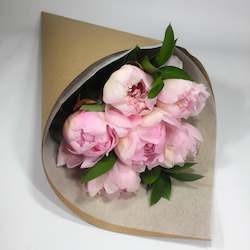 Six Peonies Bouquet