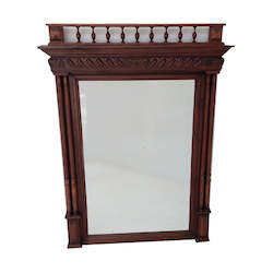 French Furniture: French Bevel Edged Mantle Mirror