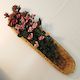 Vintage French Ceramic Flowers - Long Stem Roses
