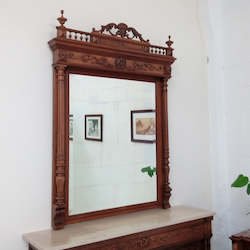 Ornate Antique French Mirror