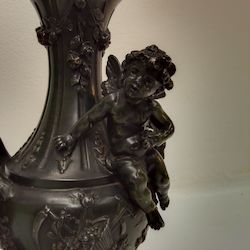 Home Decor: Antique L & F Moreau Urns