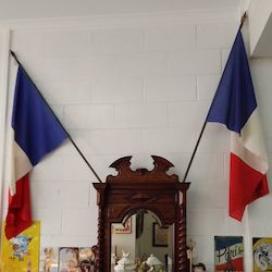 Vintage French Republic Flags