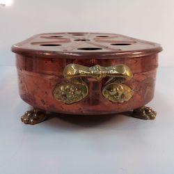 French Vintage Copper Chauffe Plat