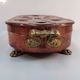 French Vintage Copper Chauffe Plat