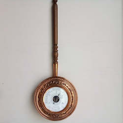Home Decor: Copper Bedwarmer Barometer