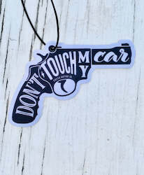 Car accessory: DON'T TOUCH MY CAR