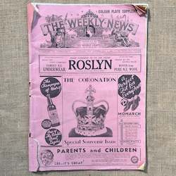 Linen - household: May 5th, 1937 THE WEEKLY NEWS - Coronation Special Newspaper