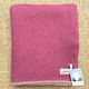 Deep Rouge Pink SINGLE New Zealand Wool Blanket