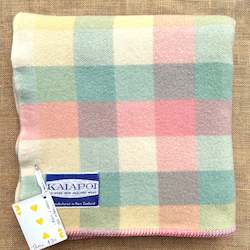 Linen - household: Pastel Bargain THROW by KAIAPOI WOOLLEN MILLS New Zealand Wool Blanket